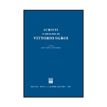 Scritti In Memoria Di Vittorio Sgroi