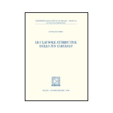 Le Clausole Attributive Dello Ius Variandi 