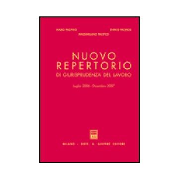 Nuovo Repertorio Di Giurisprudenza Del Lavoro (2006-2007)