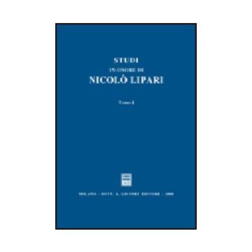 Studi In Onore Di Nicolo' Lipari