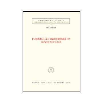 Formalita' E Procedimento Contrattuale