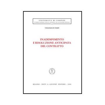 Inadempimento E Risoluzione Anticipata Del Contratto