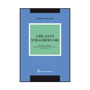 I Bilanci Straordinari  - Caratozzolo Matteo - Giuffre' - 9788814143083