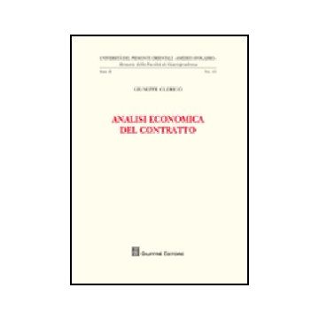 Analisi Economica Del Contratto - Clerico Giuseppe - Giuffre' - 9788814143090