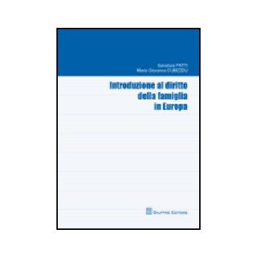 Introduzione Al Diritto Della Famiglia In Europa