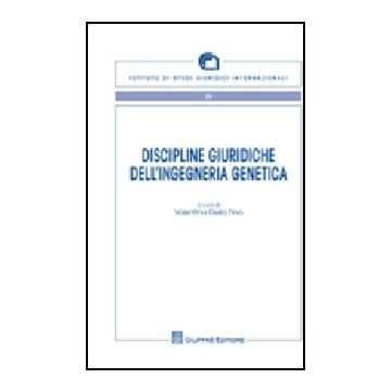 Discipline Giuridiche Dell'ingegneria Genetica
