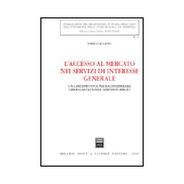 L' Accesso Al Mercato Nei Servizi Di Interesse Generale. Una Prospettiva Per  Riconsiderare Liberalizzazione E Servizi Pubblici 