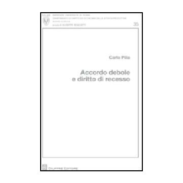 Accordo Debole E Diritto Di Recesso