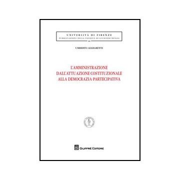 Amministrazione Dell'attuazione Costituzionale Alla Democrazia Partecipativa