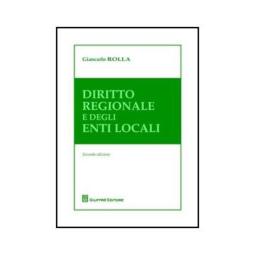 Diritto Regionale E Degli Enti Locali