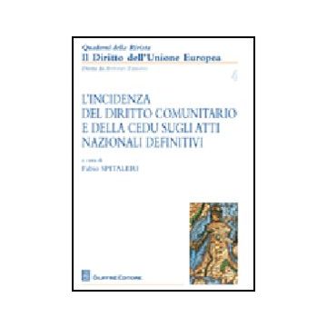 L' Incidenza Del Diritto Comunitario E Della Cedu Sugli Atti Nazionale Definitivi  