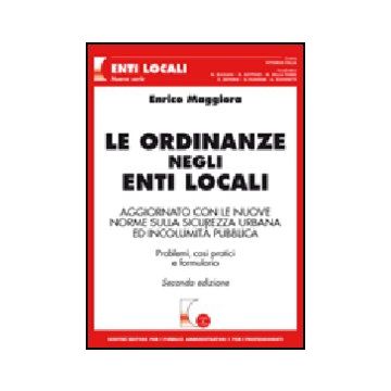 Le Ordinanze Negli Enti Locali 