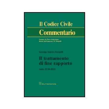 Il Trattamento Di Fine Rapporto. Artt. 2120-2122 