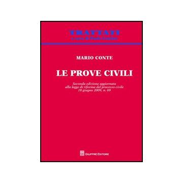 Le Prove Civili  - Conte Mario - Giuffre' - 9788814148569