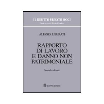 Rapporto Di Lavoro E Danno Non Patrimoniale