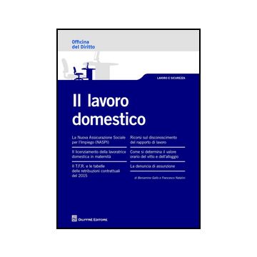 Il Lavoro Domestico  - Natalini Francesco; Gallo Beniamino - Giuffre' - 9788814192821