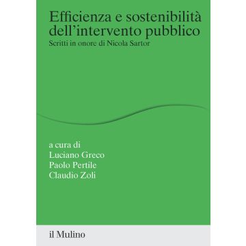 Efficienza e sostenibilità dell'intervento pubblico. Scritti in onore di Nicola Sartor