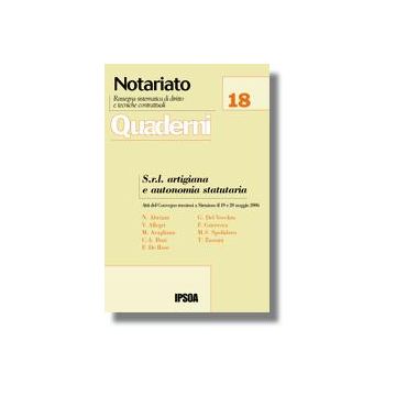 Srl Artigiana E Autonomia Statutaria -  - Ipsoa - 9788821725098