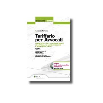 Tariffario Per Avvocati. Con Cd-rom - Carbone Leonardo - Ipsoa - 9788821730184