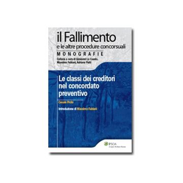 Le Classi Dei Creditori Nel Concordato Preventivo  - Proto Cesare - Ipsoa - 9788821733796