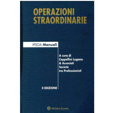 Operazioni straordinarie 2020