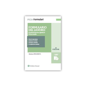 Formulario del lavoro. Amministrazione e gestione del personale