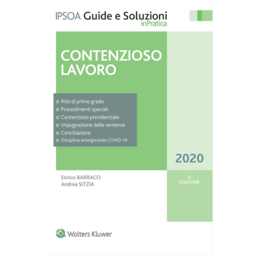 CONTENZIOSO LAVORO 2020 IPSOA