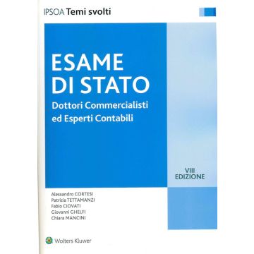 Esame di stato dottori commercialisti ed esperti contabili 2021 libro ipsoa