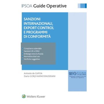 Sanzioni internazionali, export control e programmi di conformità 2022
