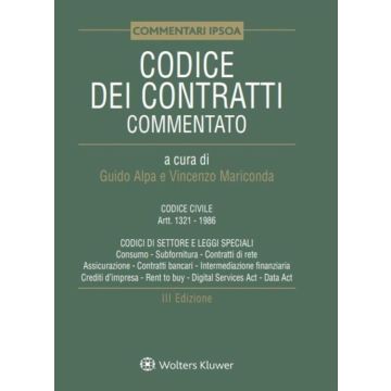 Codice dei contratti commentato 2025 (Alpa Guido; Mariconda Vincenzo - IPSOA)