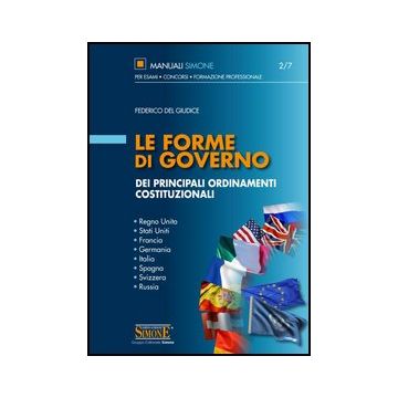 Le Forme Di Governo Dei Principali Ordinamenti Costituzionali. Regno Unito, Stati  Uniti, Francia, Germania, Italia, Spagna, Svizzera, Russia  - Del Giudice Federico - Simone - 9788824438971