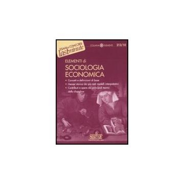 Elementi Di Sociologia Economica - Pagnini L.  - Simone - 9788824453271