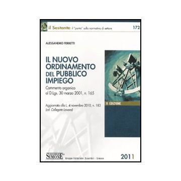 Il Nuovo Ordinamento Del Pubblico Impiego  - Ferretti Alessandro - Simone - 9788824458238