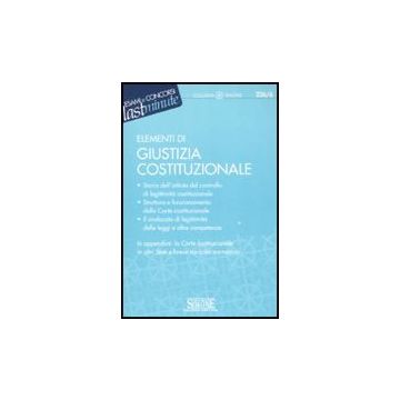 Elementi Di Giustizia Costituzionale -  - Simone - 9788824460453