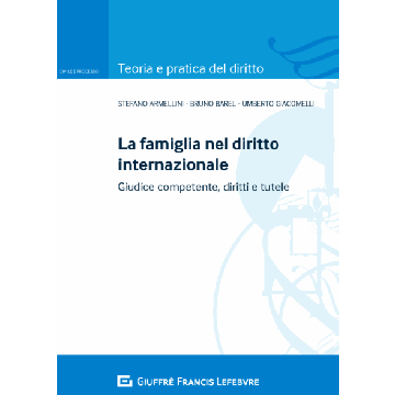 la famiglia nel diritto internazionale. Giudice competente, diritti e tutele armellini barel giuffre