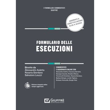 Formulario delle esecuzioni 2025 (Formulari Commentati)