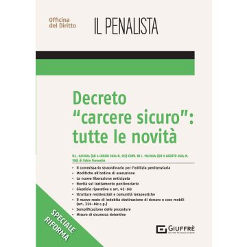 Il decreto Carceri