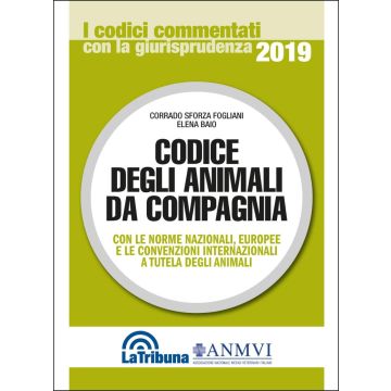 Codice degli animali da compagnia 2019 la tribuna editore ANMVI