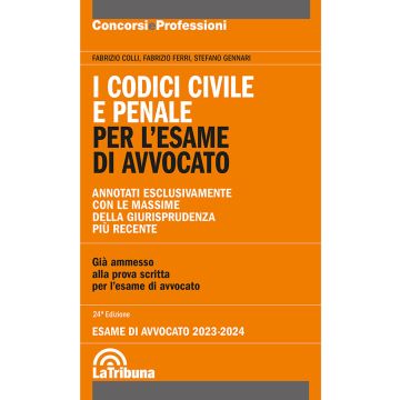 I codici Civile e Penale. Per l'esame di Avvocato. Esame rafforzato 2023-2024 - 24/ed. (Rassegna)