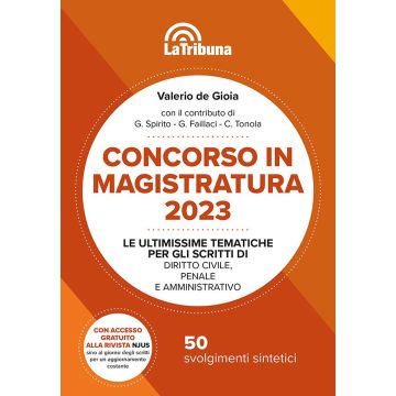 Concorso in Magistratura 2023. Le ultimissime tematiche per gli scritti di Diritto civile, penale e amministrativo. 50 svolgimenti sintetici