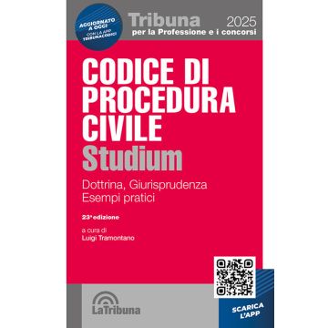 Codice di procedura civile Studium. Dottrina, giurisprudenza, schemi, esempi pratici. Con App Tribunacodici - 2025
