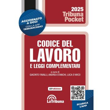 Codice del lavoro 2025 tribuna pocket
