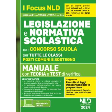Normativa scolastica per il Concorso Scuola. Manuale per tutte le classi