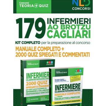 Libro Concorso 179 Infermieri ats sardegna ao brotzu cagliari manuale piu quiz neldiritto editore