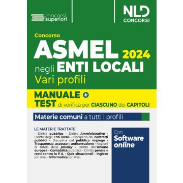 Manuale Concorso Asmel con teoria e quiz 2024