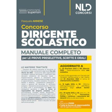Concorso dirigente scolastico. Manuale completo per le prove preselettive, scritte e orali