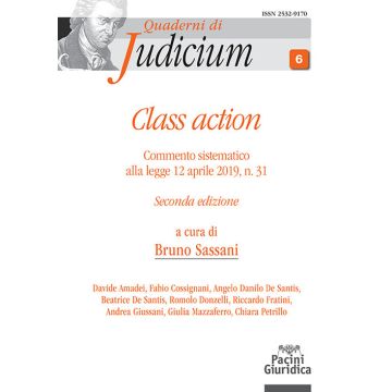 Class action. Commento sistematico alla legge 12 aprile 2019, n. 31. Ediz. ampliata