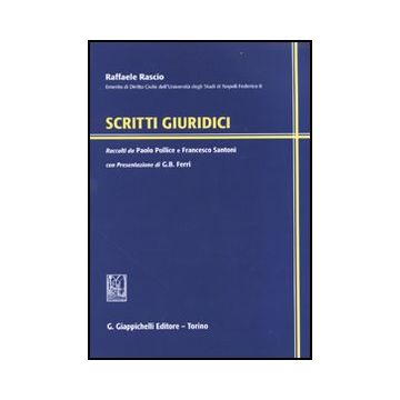 Scritti Giuridici - Rascio Raffaele - Giappichelli - 9788834800355
