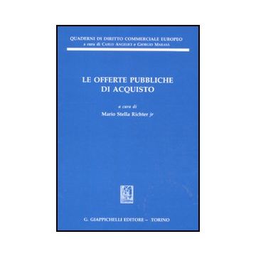 Le Offerte Pubbliche Di Acquisto  - Richter M. S. Jr  - Giappichelli - 9788834818190