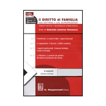 Il Diritto Di Famiglia Nella Dottrina E Nella Giurisprudenza. Trattato Teorico-pratico  -  - Giappichelli - 9788834819401
